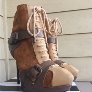 L.A.M.B. Stiletto Booties